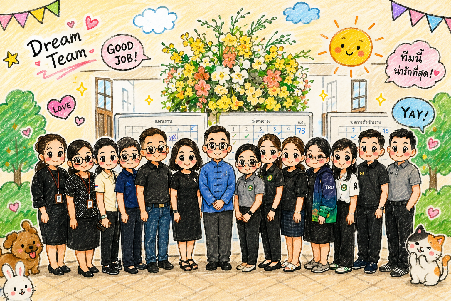 ข้อมูลจำนวนบุคลากรมหาวิทยาลัยราชภัฏเทพสตรี ณ เดือน พฤษภาคม พ.ศ. 2569